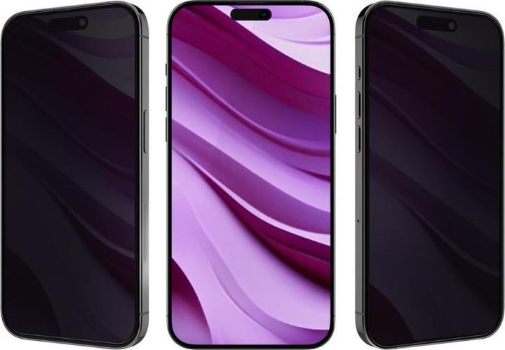 Actual product image JCPAL Preserver Privacy Glass Screen Protector for iPhone 16 Plus (1 Piece, Apple iPhone 16 Plus)
