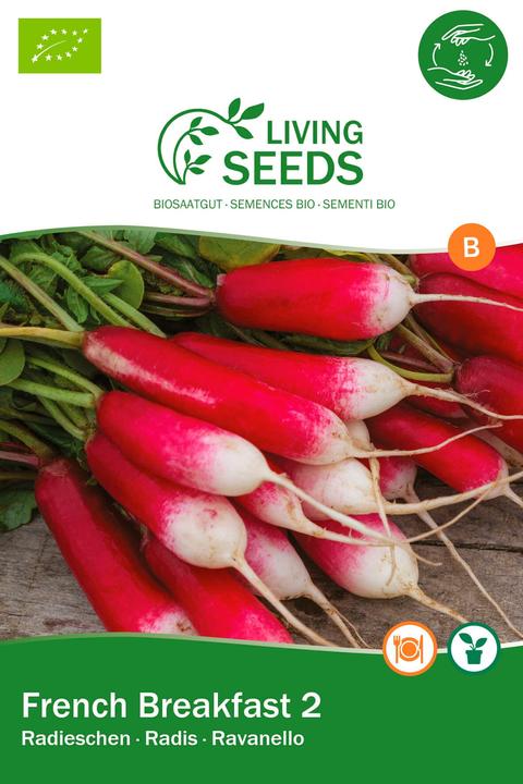 Immagine prodotto Living Seeds Ravanello, French Breakfast 2 (Semi di verdura)