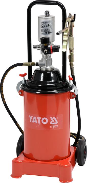 Produktbild Yato Profi Druckluft Fettpresse 12 Liter 6-8 Bar / Ausgang: 300-400 Bar / 0,85L/min YT-07067
