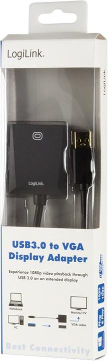 Produktbild LogiLink USB 3.0 zu VGA (VGA, 5.10 cm)