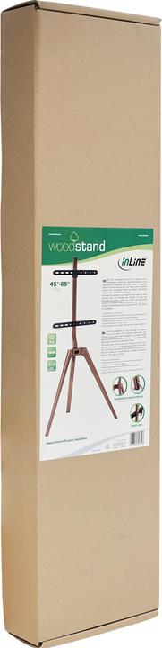 Produktbild InLine Woodstand TV-Standfuss (Universal, 65", 40 kg)