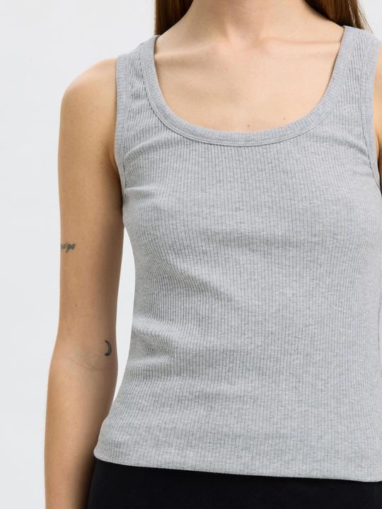 Actual product image Selected Femme Rippmuster Baumwoll Tanktop (M)