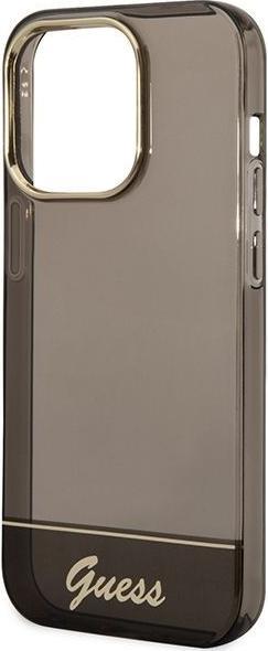 Immagine prodotto Guess GUHCP14LHGCOK Custodia rigida per iPhone 14 Pro 6,1" lucida/nera Traslucida (Apple iPhone 14 Pro)