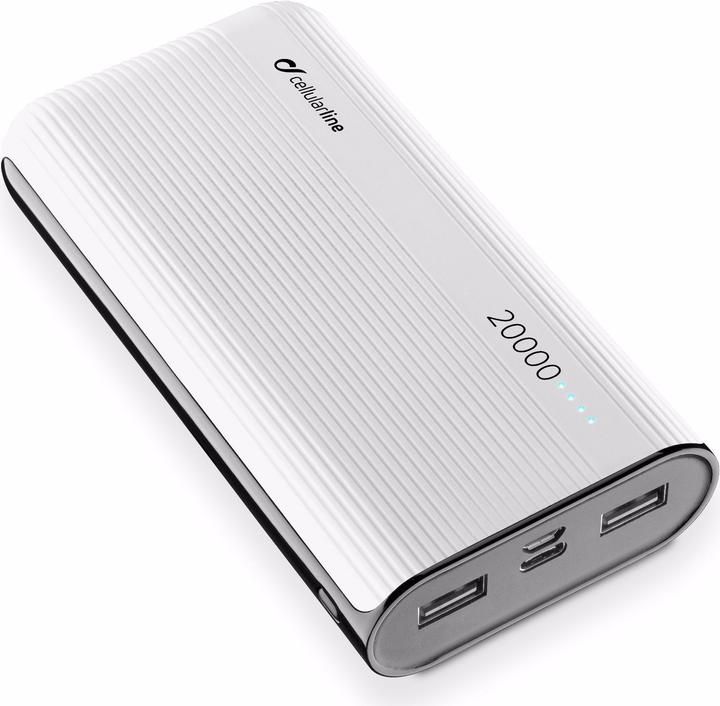 Image du produit Cellularline PowerTank (20000 mAh, 12 W, 74 Wh)