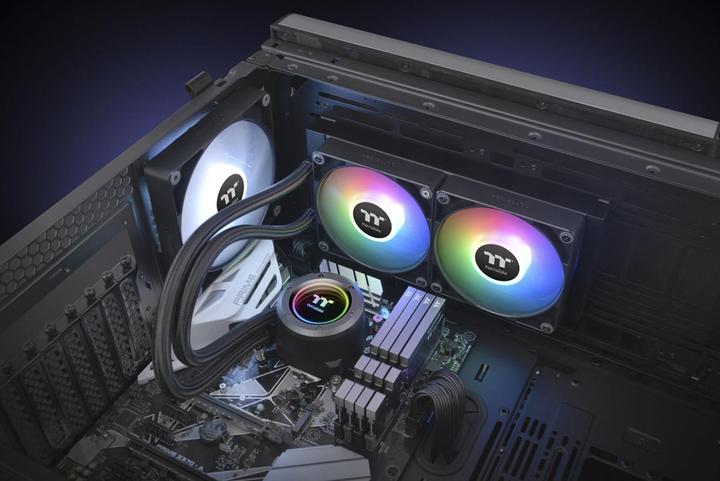 Produktbild Thermaltake Cooler TH240 ARGB Sync AIO Wasserkühlung CL-W361-PL12SW-A