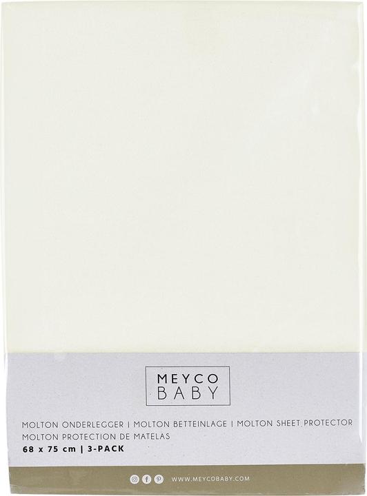 Meyco cuscino da letto molton - confezione da 3