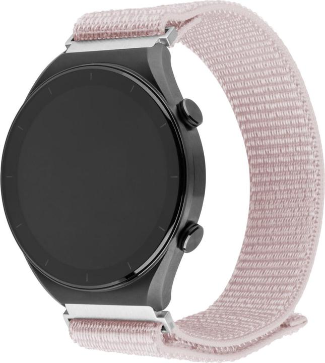 Fixed 20mm Nylon band voor smartwatch, roségoud