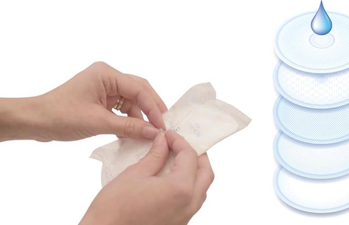 Actual product image Nuvita Nursing pads for day and night (60 x)