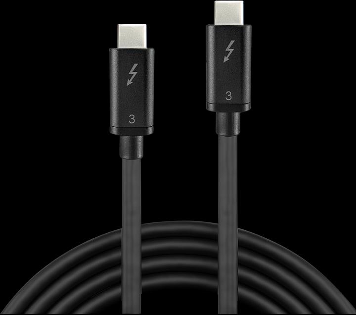 Actual product image Lindy Thunderbolt 3 cable (0.50 m, USB 3.1)