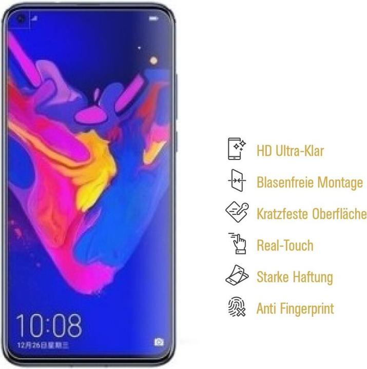 Produktbild Protectorking 2x Panzerfolie Anti-Shock HD Klar (2 Stück, Huawei Nova 4)