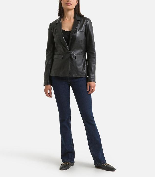 Produktbild Anne Weyburn Taillierter Blazer aus Lammleder (42)
