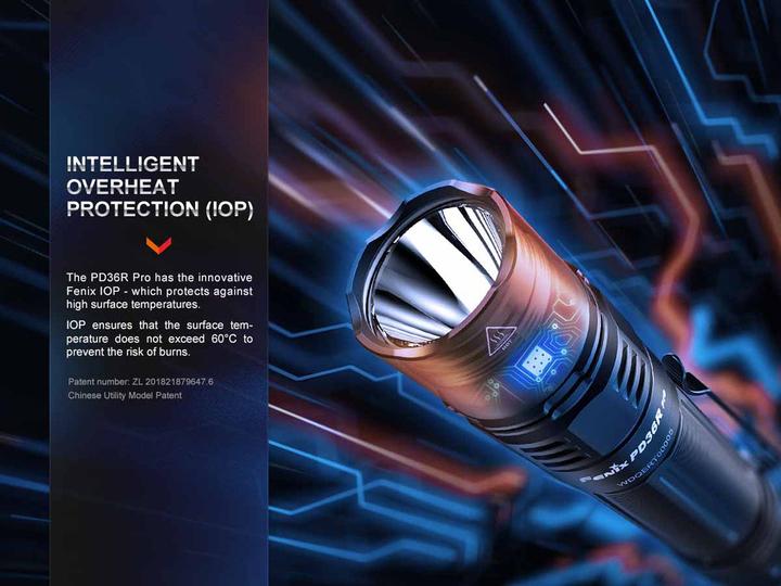 Actual product image Fenix PD36R PRO, LED torch, USB-C (14.58 cm, 2800 lm)