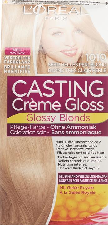 Actual product image L'Oréal Paris Casting Cream Gloss (1010 Very Light Pearl Blonde)