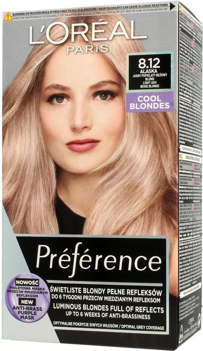 Actual product image L'Oréal Paris Preference (8.12 Alaska)