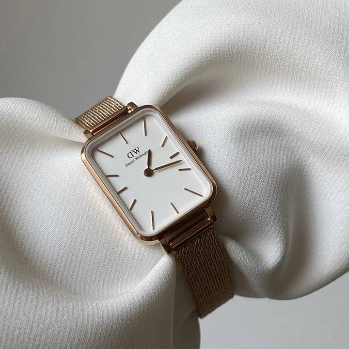 Immagine prodotto Daniel Wellington Quadro Melrose Bianco (Orologio da polso analogico, 20 mm)