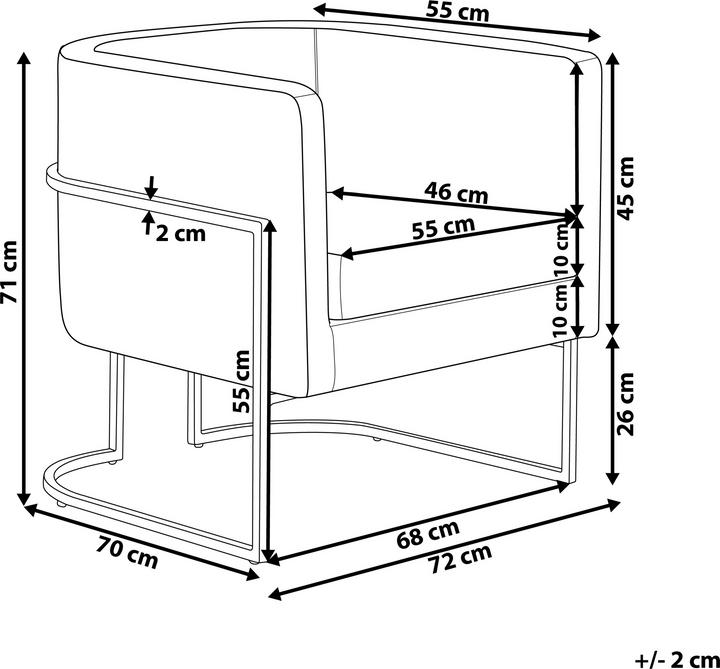 Actual product image Beliani Sirkka
