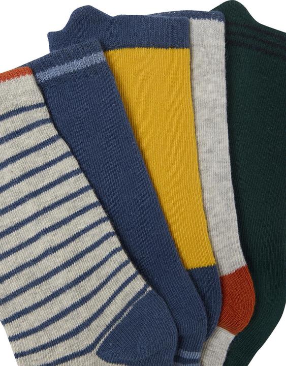 Immagine prodotto Vertbaudet 5er-Pack Jungen Socken mit Monstern (Confezione da 5 pezzi, 35, 38)