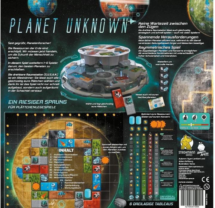 Image du produit Strohmann Games Jeu de connaisseur Planète Inconnue -FR- (Allemand)