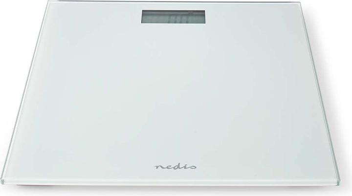 Produktbild Nedis Personenwaage | Digital | Weiss | Gehärtetes Glas | max. Wiegekapazität: 150 kg (150 kg)