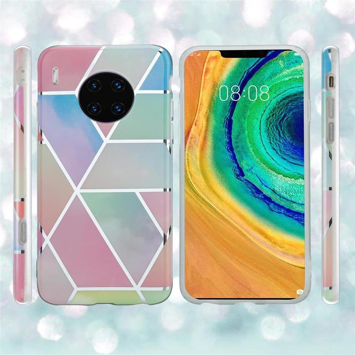Immagine prodotto Cadorabo IMD TPU Colourful Marble Cover (Mate 30 Pro)