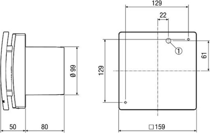 Actual product image Maico ECA 100 ipro H