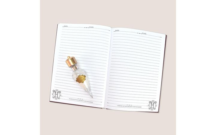Actual product image Blue Sky Harry Potter stylo à potion Hogwarts (Gold, Transparent, 1 x)