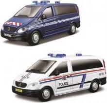 Actual product image Bburago Mercedes Vito Police, various types 1:50 (275913)