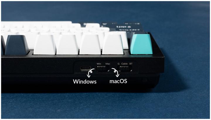 Immagine prodotto Keychron Tastiera meccanica personalizzata Q6 Max QMK/VIA Wireless, manopola completamente assemblata, nero (Cablato, Senza fili)