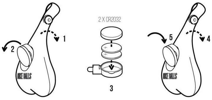 Immagine prodotto Bike Balls Fahrradlampe (10 lm, 10 lm)