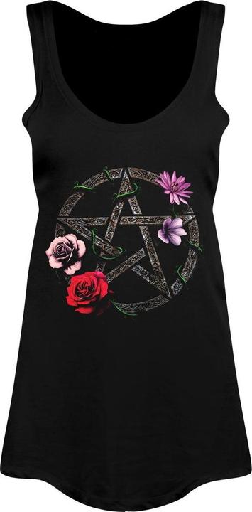 Immagine prodotto Requiem Collective Canotta con pentagramma floreale (S)