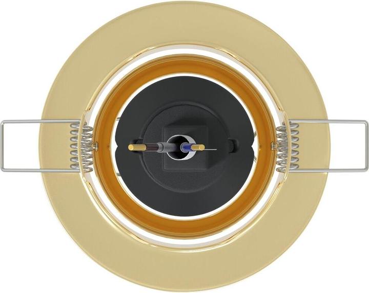 Immagine prodotto VidaXL Lampen Set von 12 Gold Metall, Kunststoff 9 cm Leichtes Gewicht (GU10)