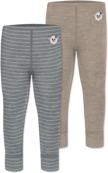Actual product image Normani 2-pack baby merino trousers "Tutira" - 9507 (80)
