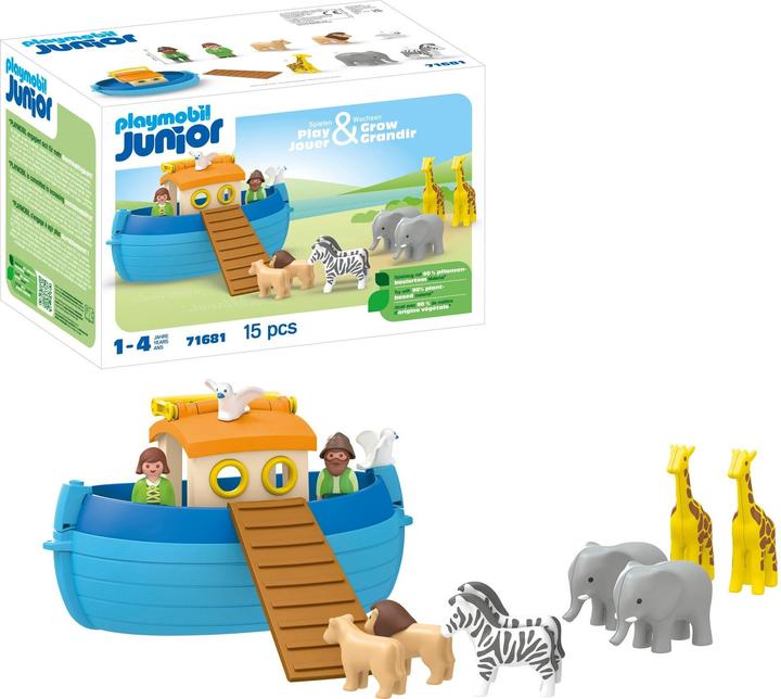 Image du produit Playmobil Mon arche de Noé à emporter (71681, Playmobil Junior)