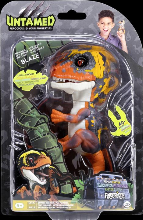 Actual product image WowWee Fingerlings Dino Baby Velociraptor assorted colours