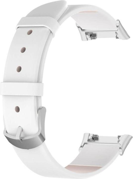 Produktbild Cover-Discount OPPO Watch Free - Lederarmband weiss (Kunstleder)