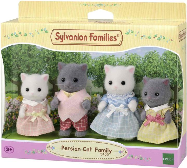 Actual product image Sylvanian Families Persian cat family