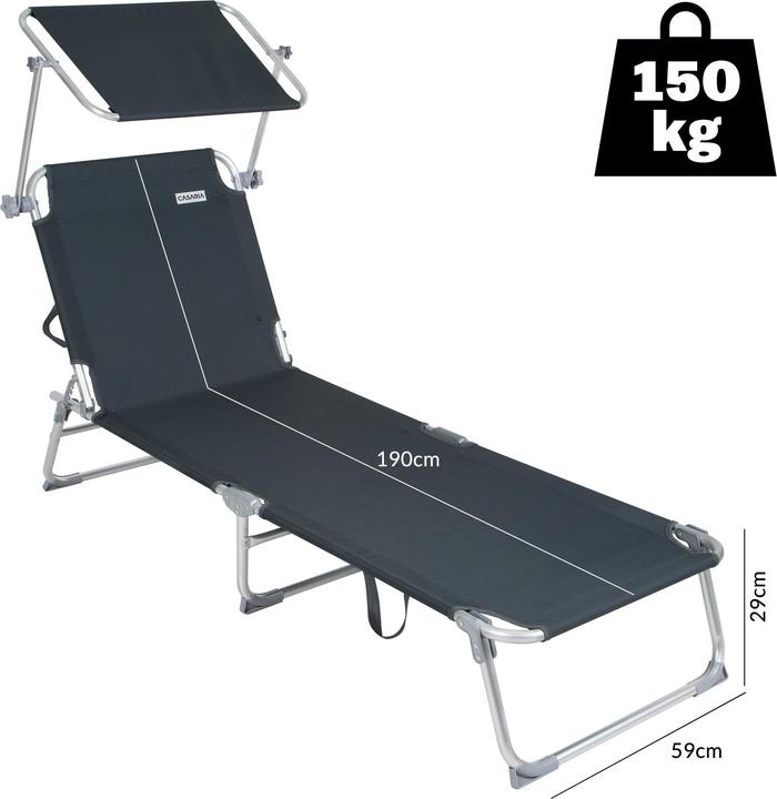 Immagine prodotto Casaria Sedia a sdraio (190 cm)