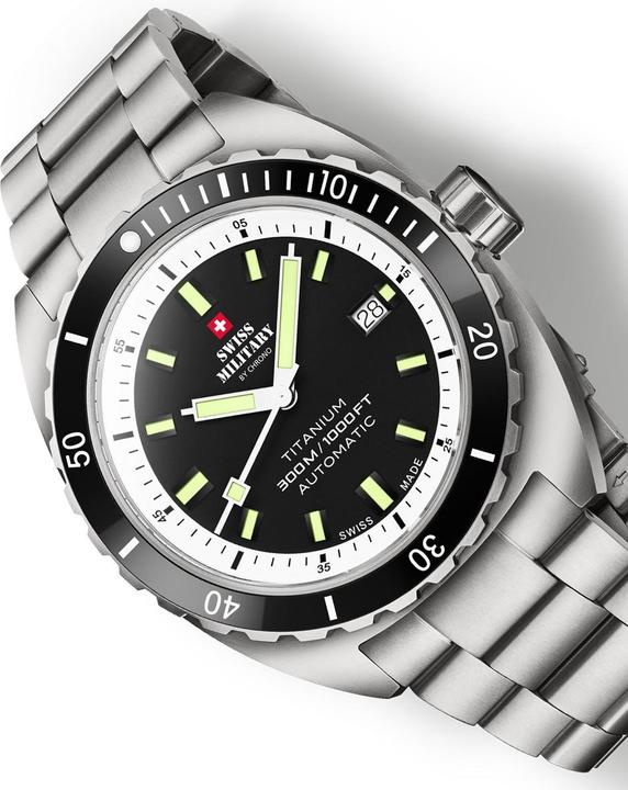 Image du produit Swiss Military SMA34100.02 Diver Titanium automatique 42mm 30ATM (Montre de plongée, 42 mm)