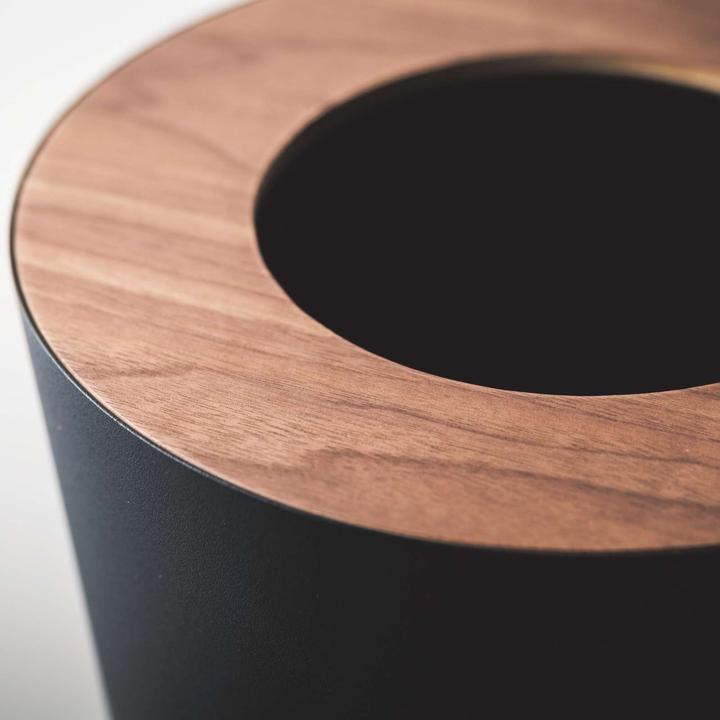 Actual product image Yamazaki - Trash Can Round - Rin - brown (1300 l)