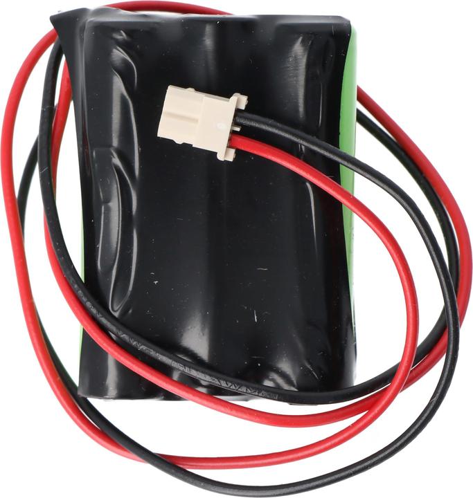 AccuCell Batteria per luce di emergenza Beghelli 415390000, 7.2V 600mAh Micro AAA (1 pz., 600 mAh, Batteria + Caricabatterie)