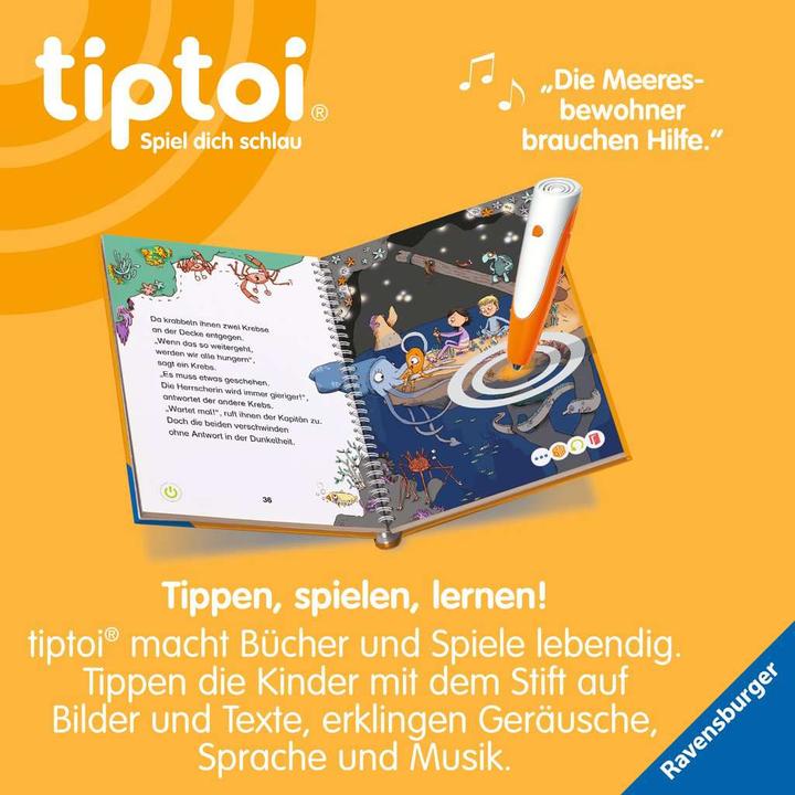 Actual product image tiptoi Lese-Lausch-Abenteuer Tiefsee (German, Annette new farmer, Nikolai Renger, 2023)