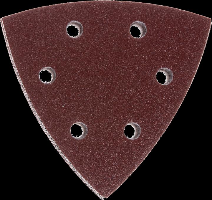Actual product image Bosch Zubehör Sanding sheet set for delta sander, 93 mm, 60 - 240, 6 holes, pack of 25 (60, 120, 240)