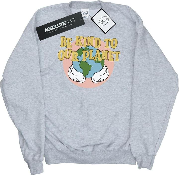 Actual product image Disney Boys Mickey Mouse Be Kind To Our Planet Sweatshirt (128)