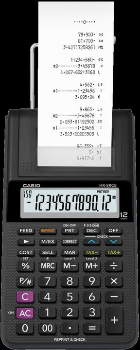 Immagine prodotto Casio Hr-8rce (Batterie, Corrente elettrica)
