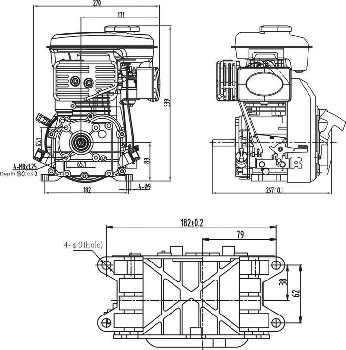 Produktbild Wiltec Lifan 152 (Rasenmäher, Gartenmaschinen Ersatzteile)