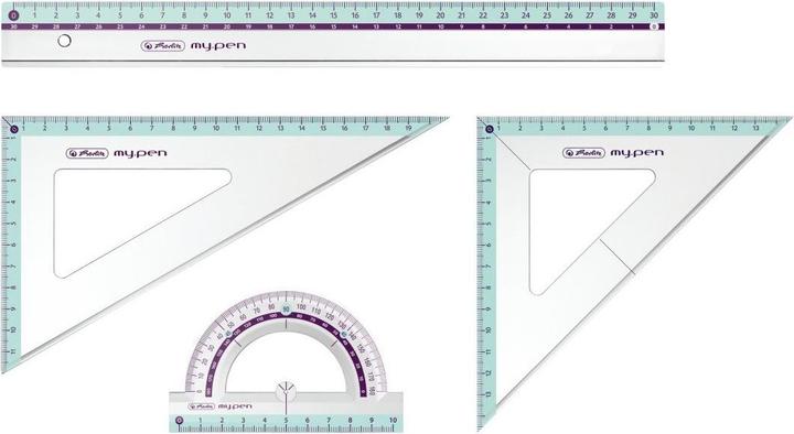 Produktbild Herlitz my.pen Geometrie-Set 4-teilig (300 mm)