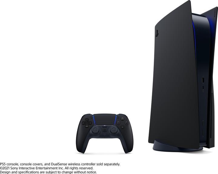 Actual product image Sony PS5 Standard Cover Midnight Black (PS5)