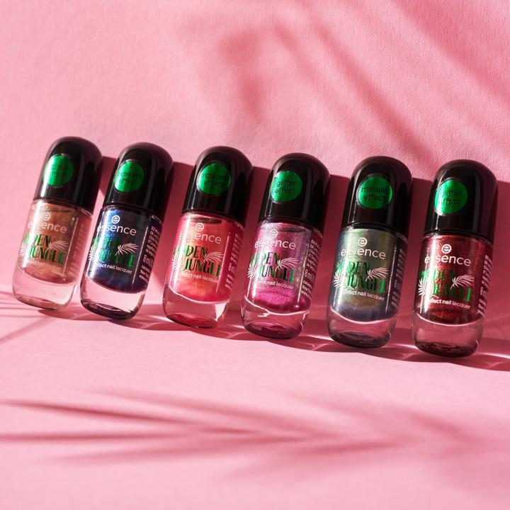 Produktbild essence HIDDEN JUNGLE effect nail lacquer (03 Golden Hour, Gel-Effekt Nagellack)
