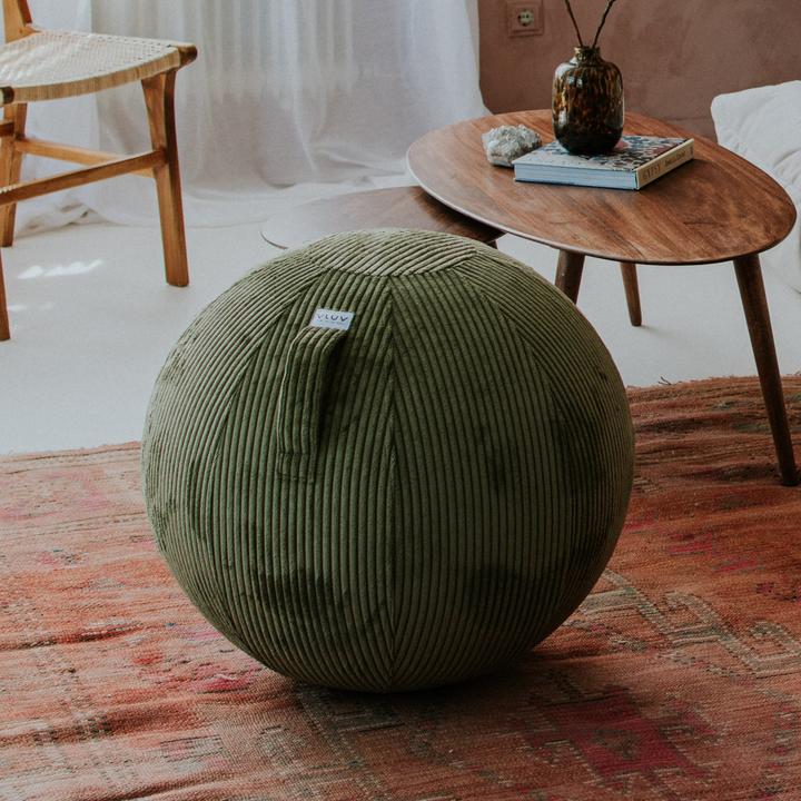 Image du produit Vluv Pouf Vlip Ø 50-55 cm, Olive (55 cm)