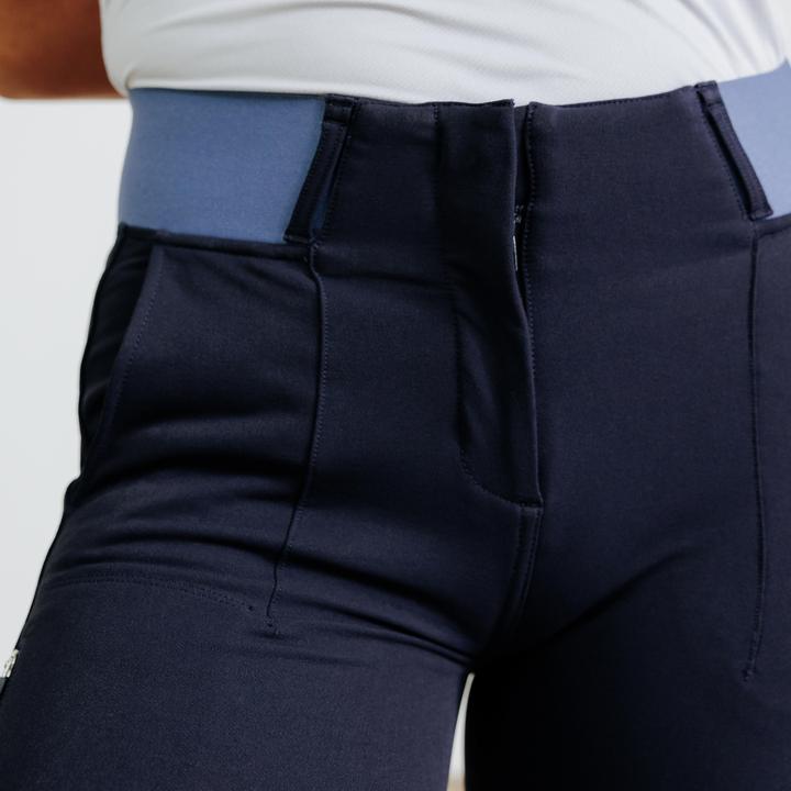 Produktbild Fouganza Reithose 500 Be You Damen marineblau/hellblau (M)